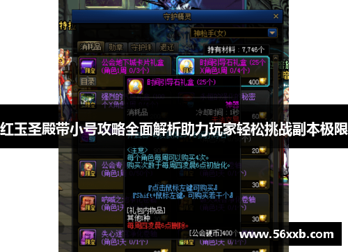 红玉圣殿带小号攻略全面解析助力玩家轻松挑战副本极限